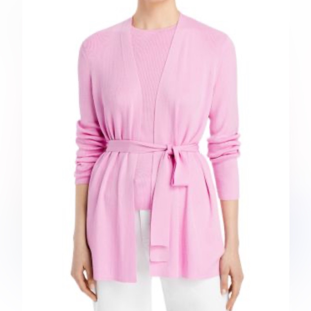 LAFAYETTE 148 RIBBED CARDIGAN SILK BLEND small